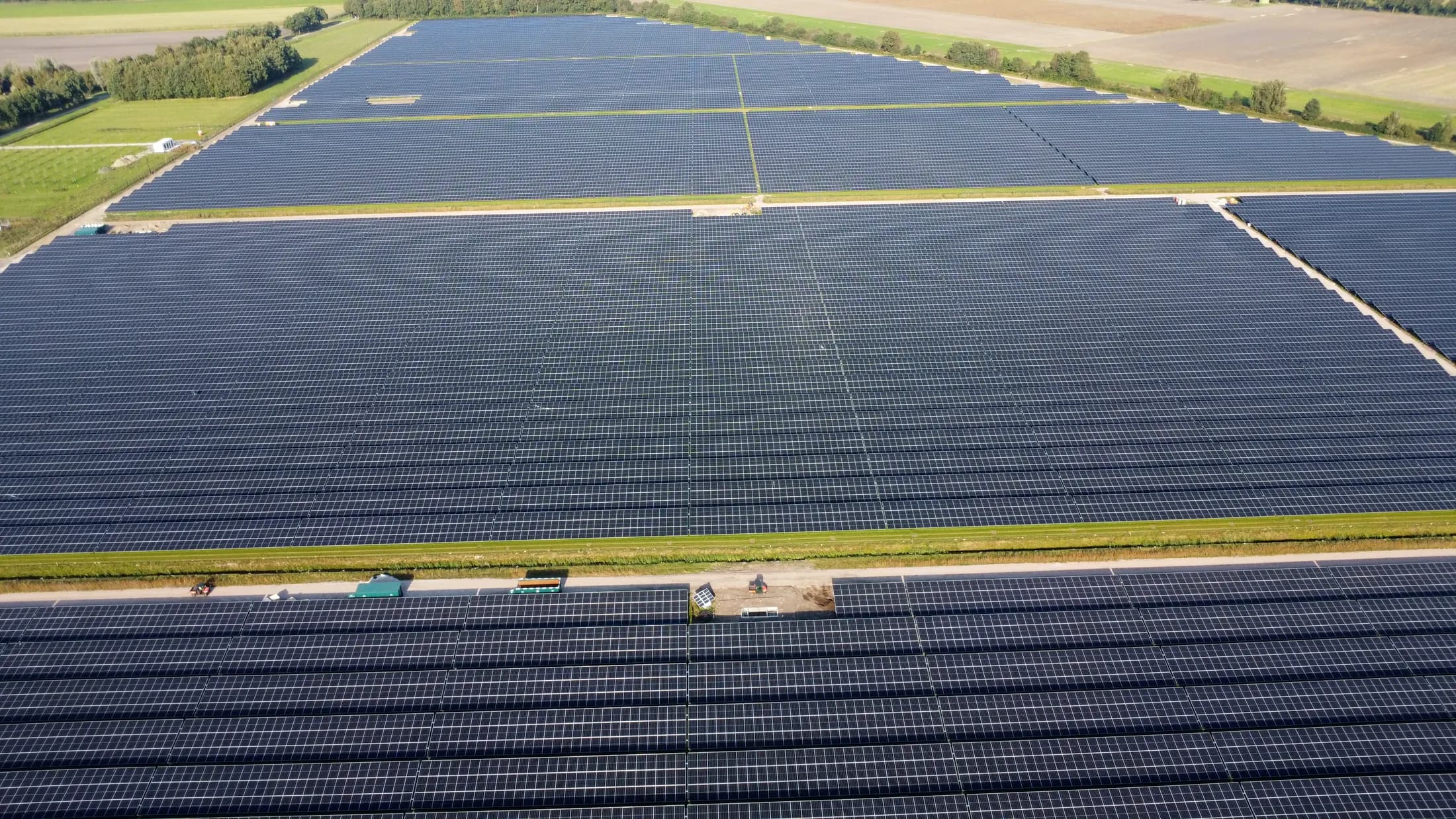 Il parco di Bellingwolde completato, visto dal drone