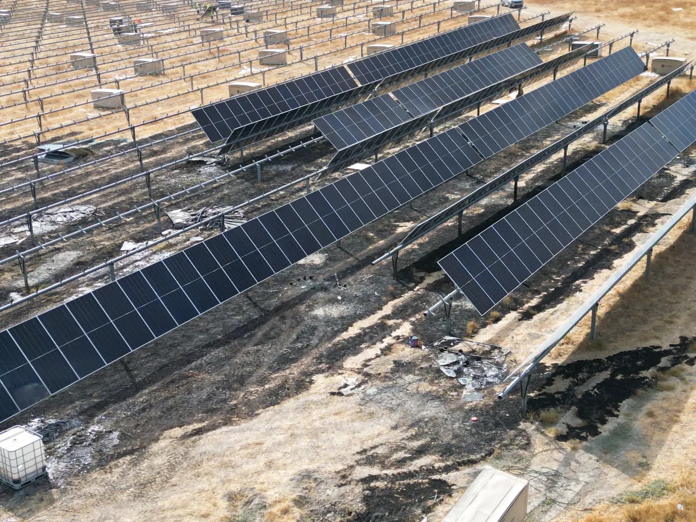 Dettaglio dei moduli installati a Salteras